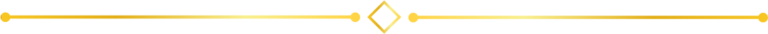 Symbole graphique doré représentant une ligne avec des ronds sur les extrémités de chaque côté et un losange au milieu